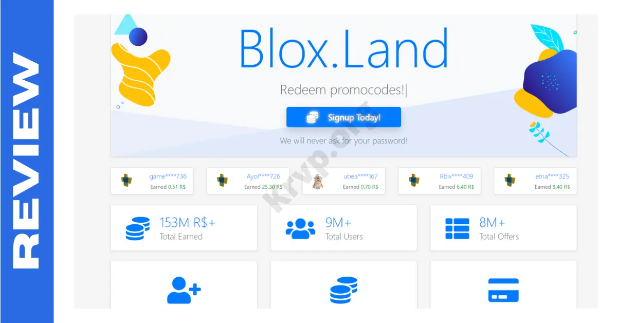 Blox.land  Robux, Promocodes, Giveaway & Reviews [July 2023]
